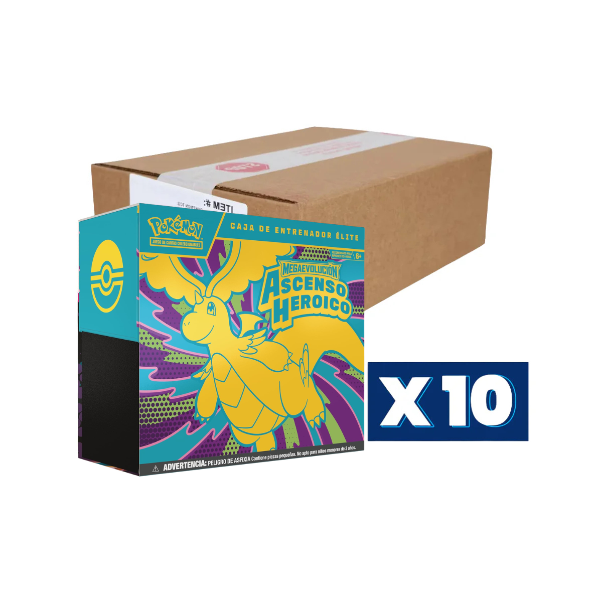 Pokemon Tcg Ascenso Heroico Caja De Entrenador Elite Español CASE