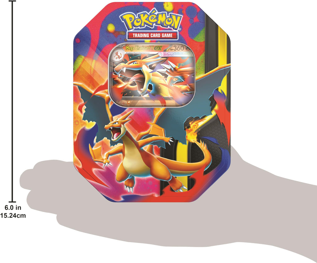 Pokemon Tcg - Mega Evolution Tin Mega Charizard Y En Inglés