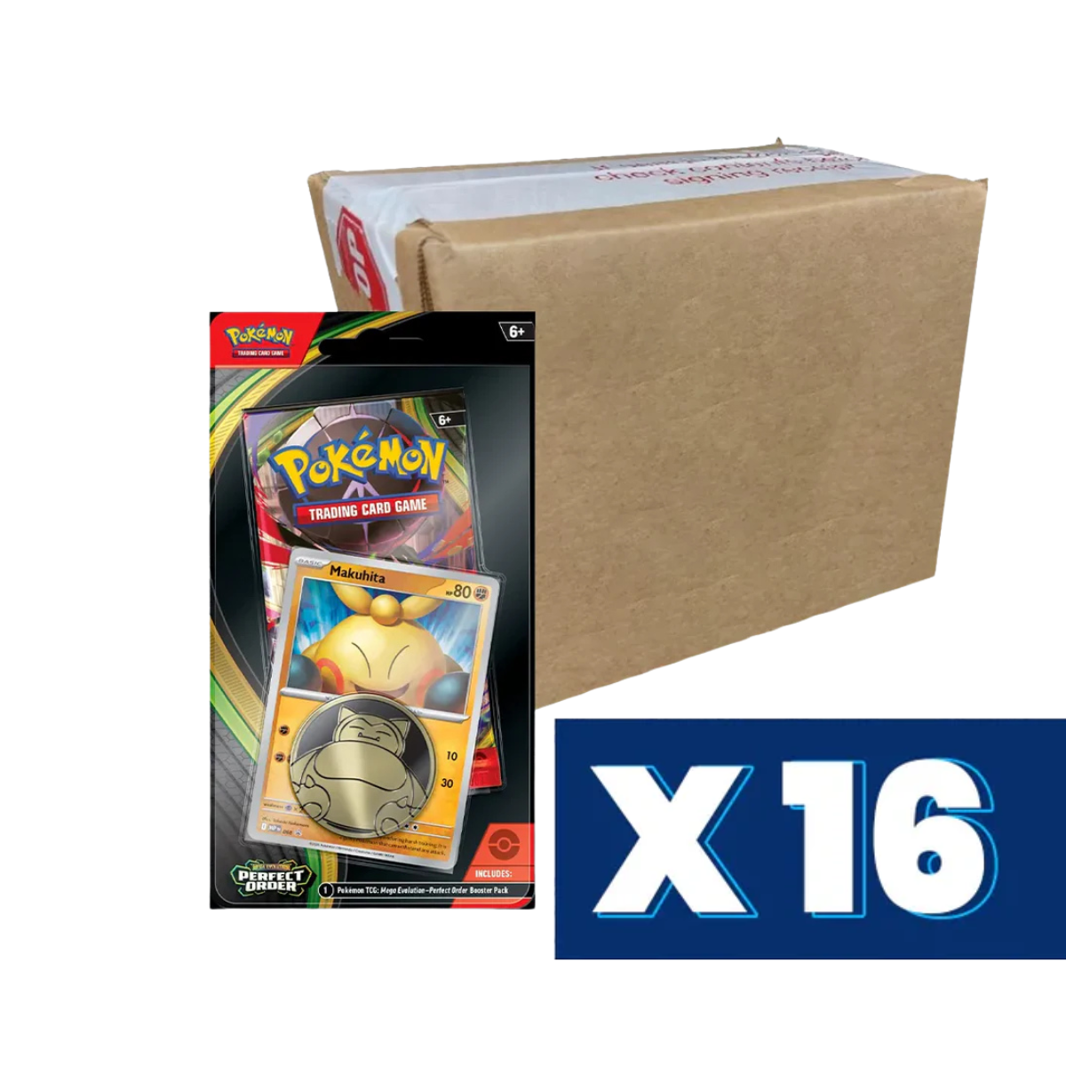 Pokemon Tcg Perfect Order - Checklane Blister CASE  (16 Piezas) En Ingles