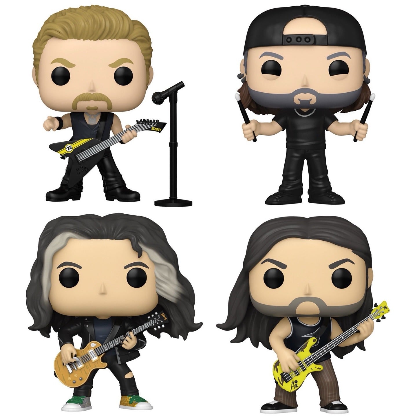 Funko Pop! Metallica 72 Seasons 4 Pack - James, Lars, Kirk y Robert