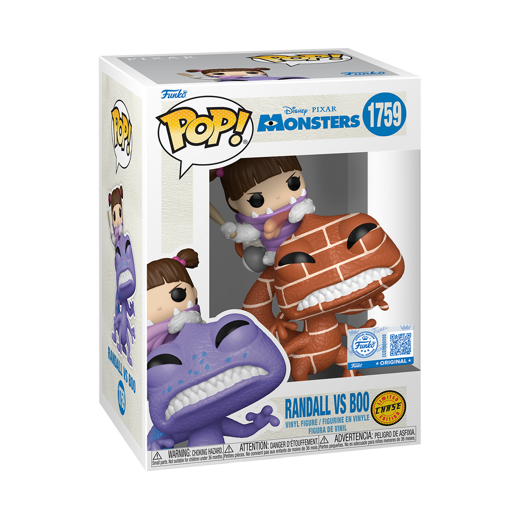 Funko Pop! Monsters Inc - Randall Vs Boo #1759 Chase Exclusivo