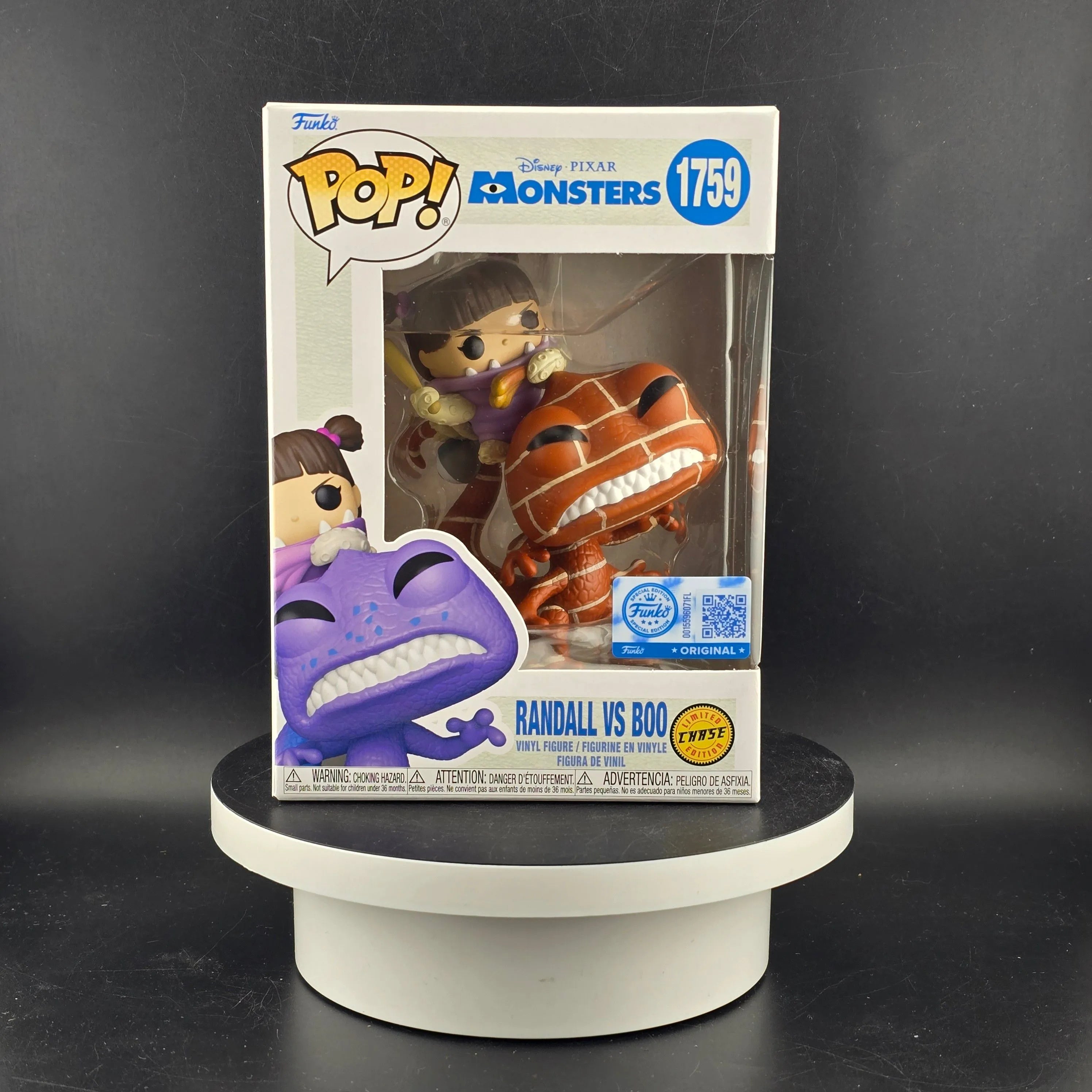 Funko Pop! Monsters Inc - Randall Vs Boo #1759 Chase Exclusivo