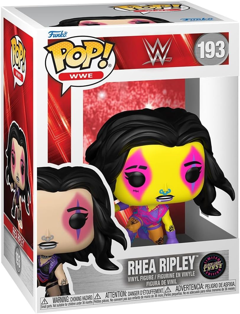 Funko Pop! Wwe Wm40 - Rhea Ripley #193 Chase Blacklight
