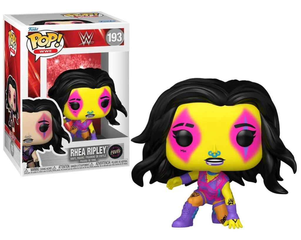 Funko Pop! Wwe Wm40 - Rhea Ripley #193 Chase Blacklight