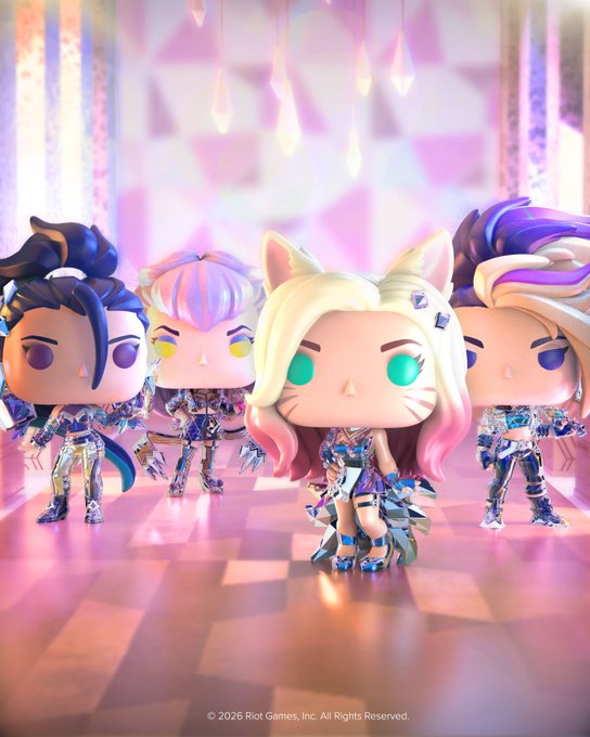 Funko Pop! League Of Legends K/da - 4 Pack