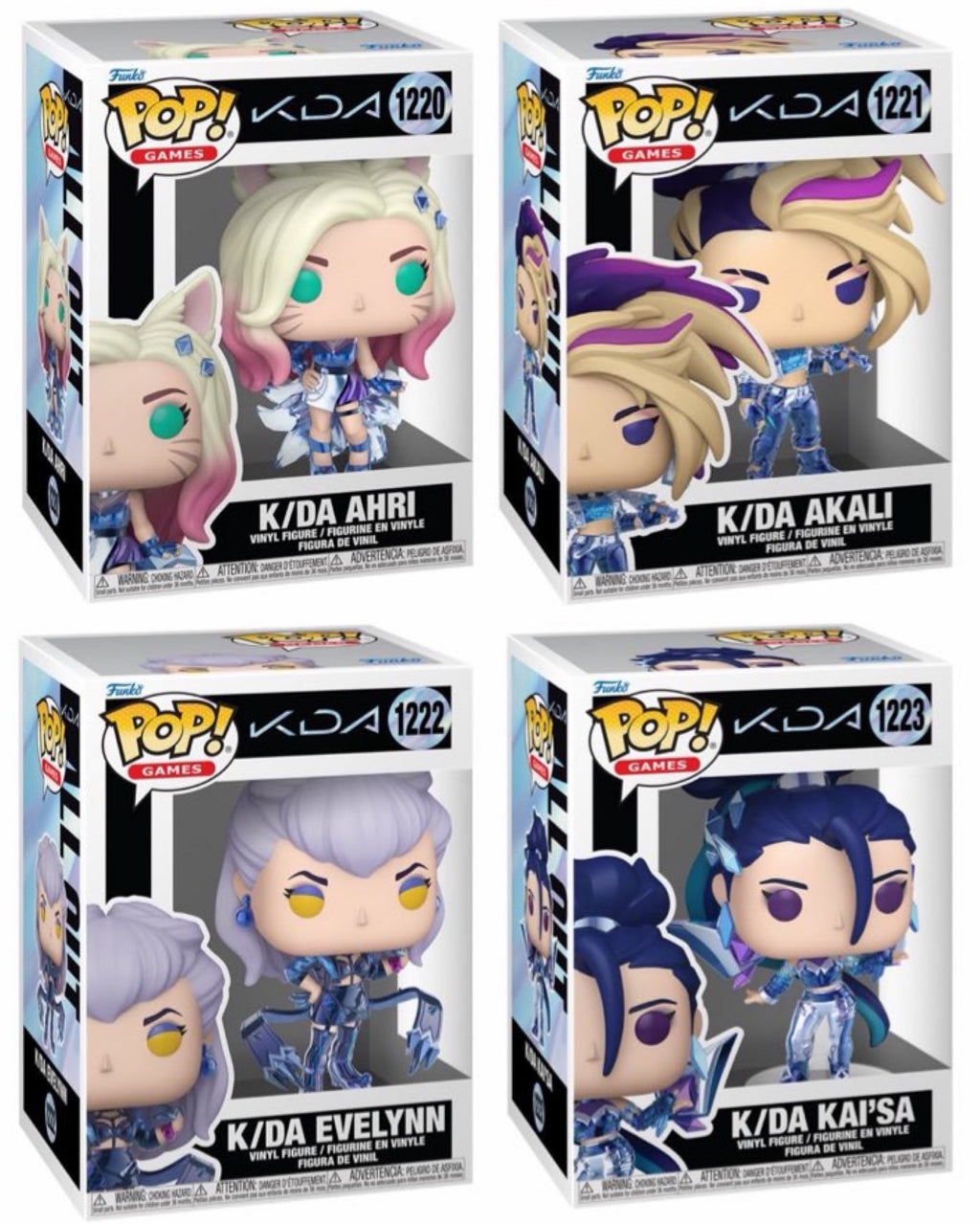 Funko Pop! League Of Legends K/da - 4 Pack