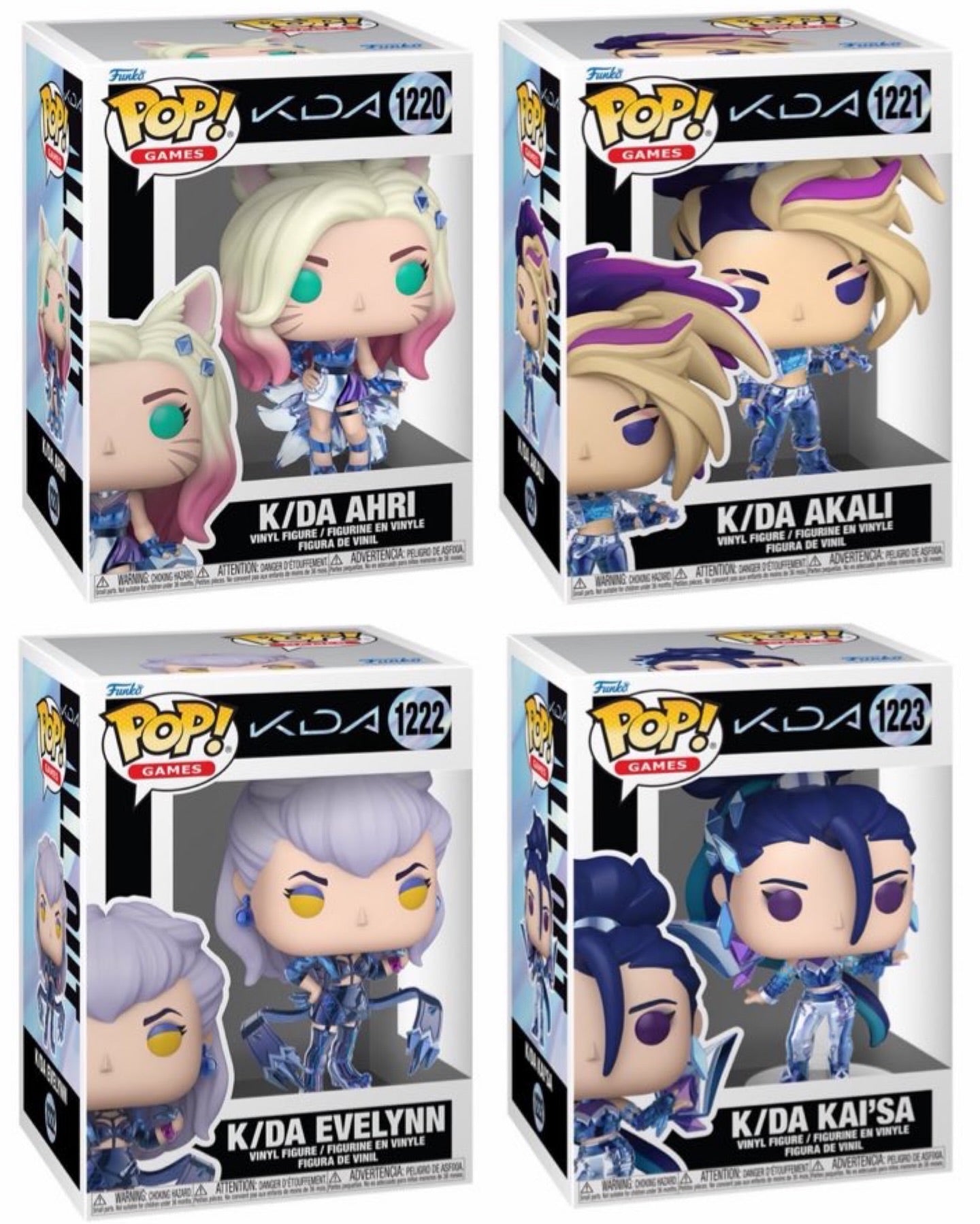 Funko Pop! League Of Legends K/da - 4 Pack