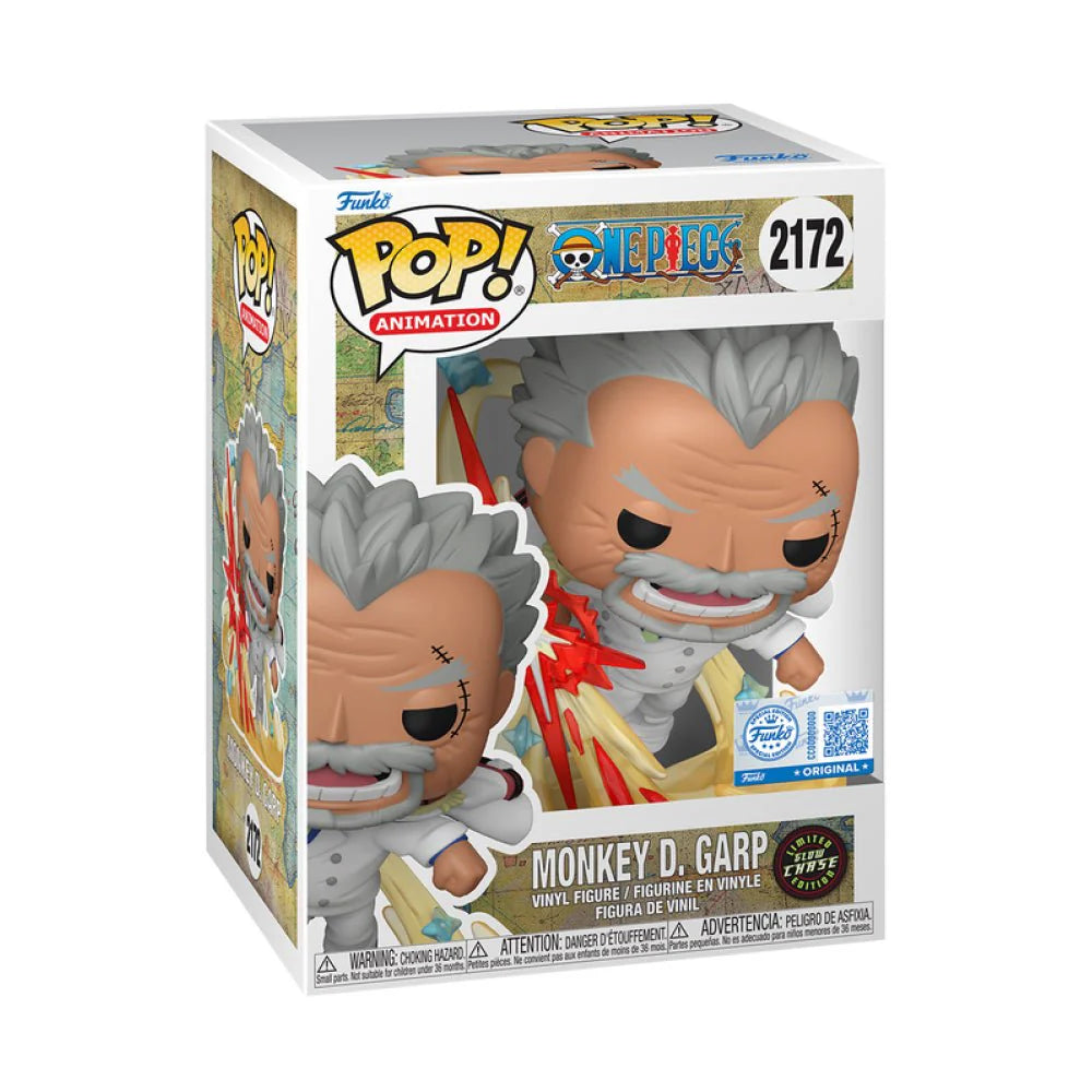 Funko Pop! One Piece - Monkey D. Garp #2172 Galaxy Impact CHASE GLOWS IN THE DARK