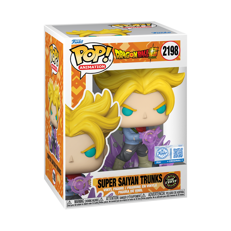 Funko Pop! Dragon Ball Super - Super Saiyan Trunks #2198 Exclusivo Chase
