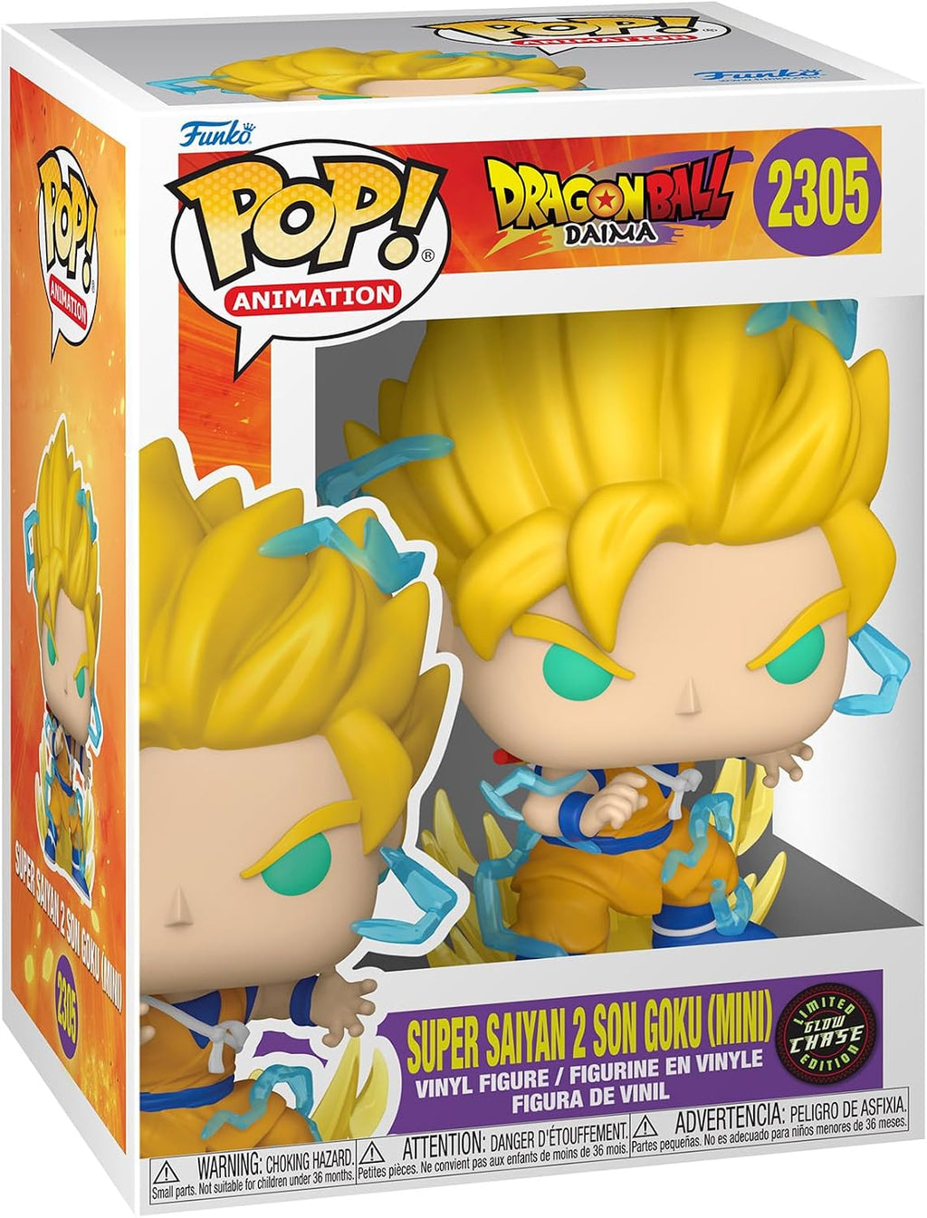 Funko Pop! Dragon Ball Daima - Super Saiyan Goku Mini #2305 Chase Glow