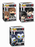 Funko Pop! Death Note 3 Pack - Light Yagami, L Y Ryuk