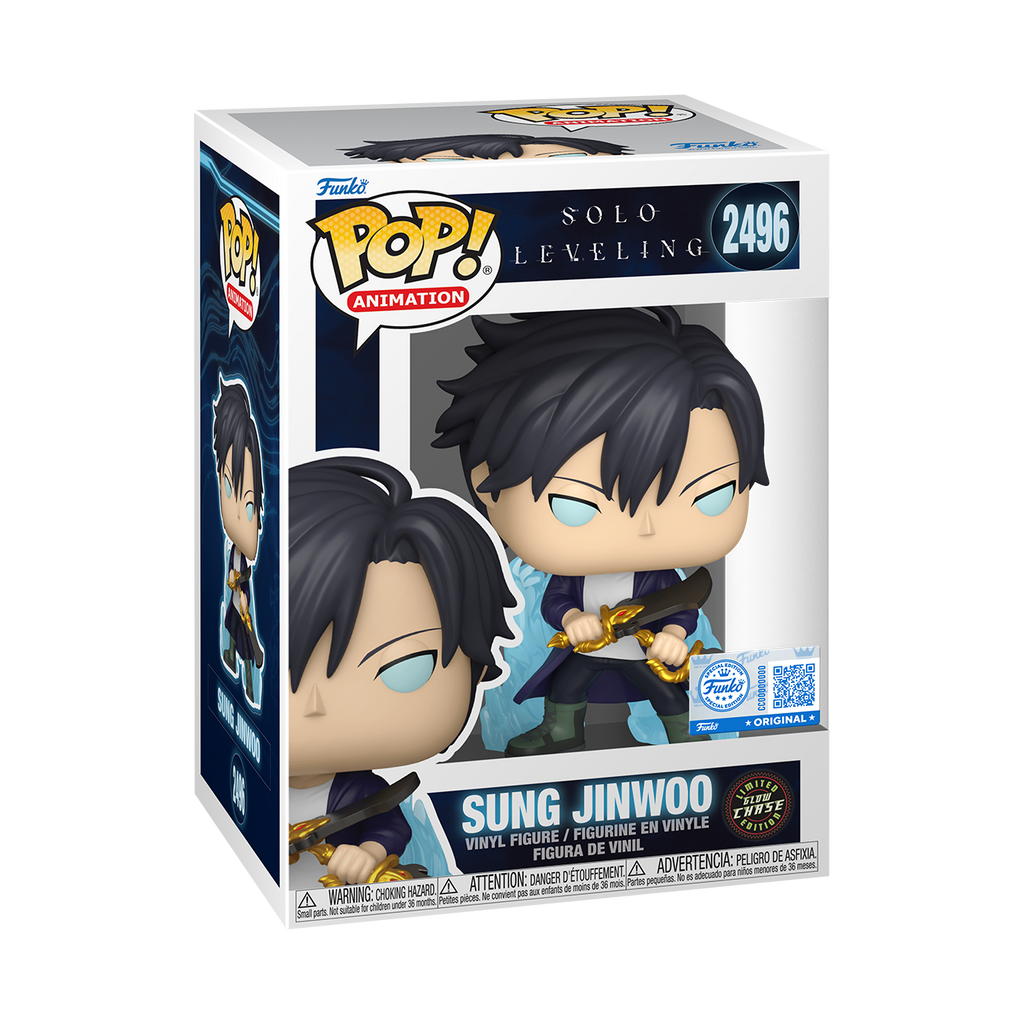 Funko Pop! Solo Leveling - Sung Jinwoo Aura #2496 Chase Exclusivo