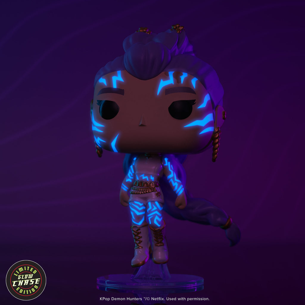 Funko Pop! K Pop Demon Hunters - Rumi Outfit Blanco #2430 Chase Glow