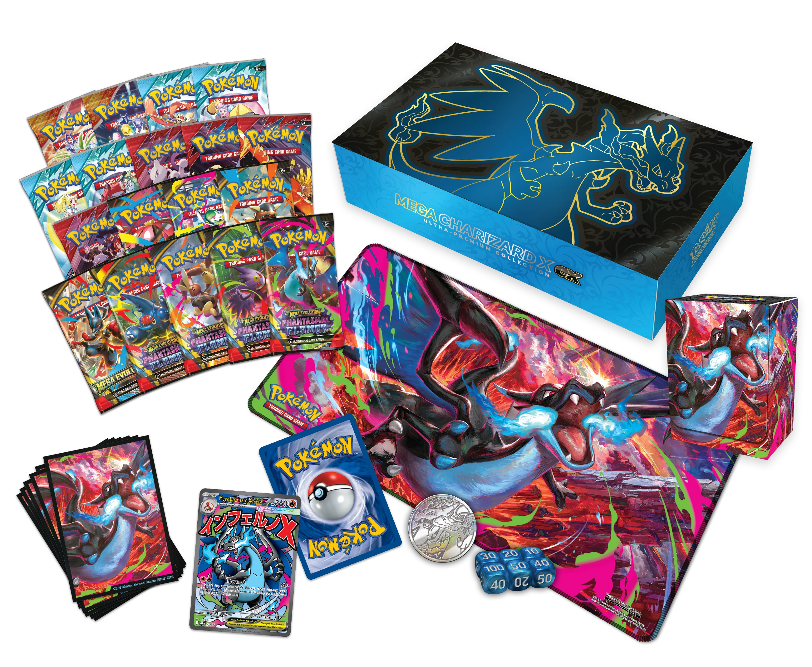Pokemon TCG - Mega Charizard Ex Ultra Premium Collection en Español