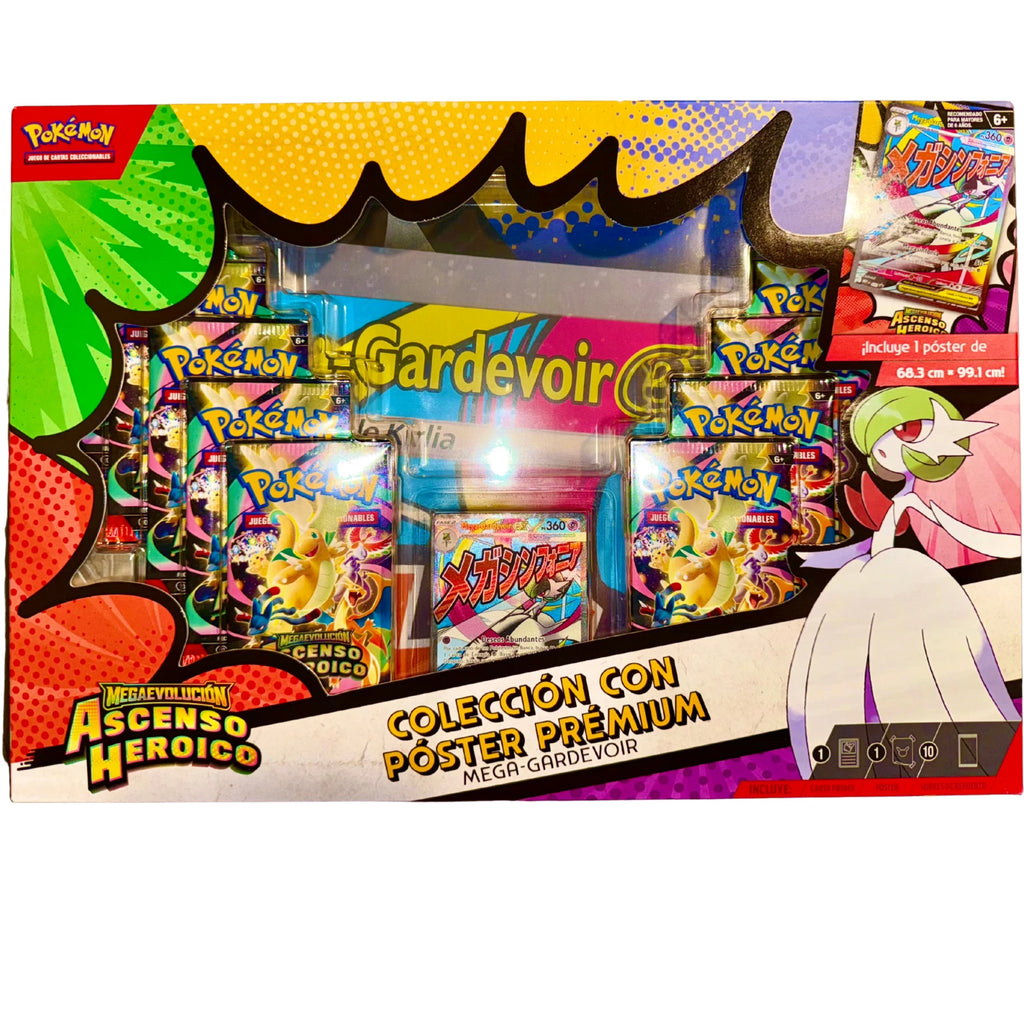 Pokemon Tcg Ascenso Heroico - Coleccion con Poster Premium Caja Master / Display en Español