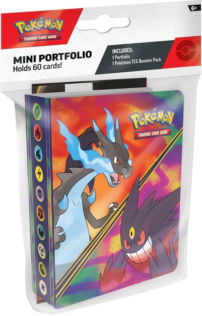 Pokemon Tcg Phantasmal Flames - Mini Portafolio En Inglés