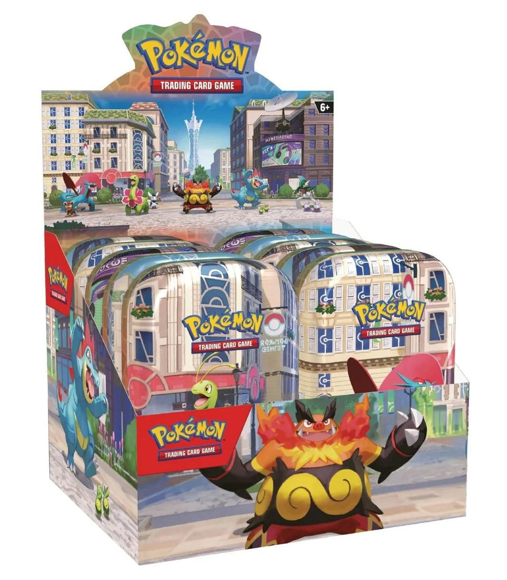 Pokemon Tcg Luminose City Mini Tin Display Sellado En Inglés