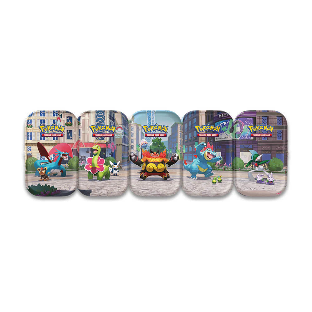 Pokemon Tcg Luminose City Mini Tin Display Sellado En Inglés