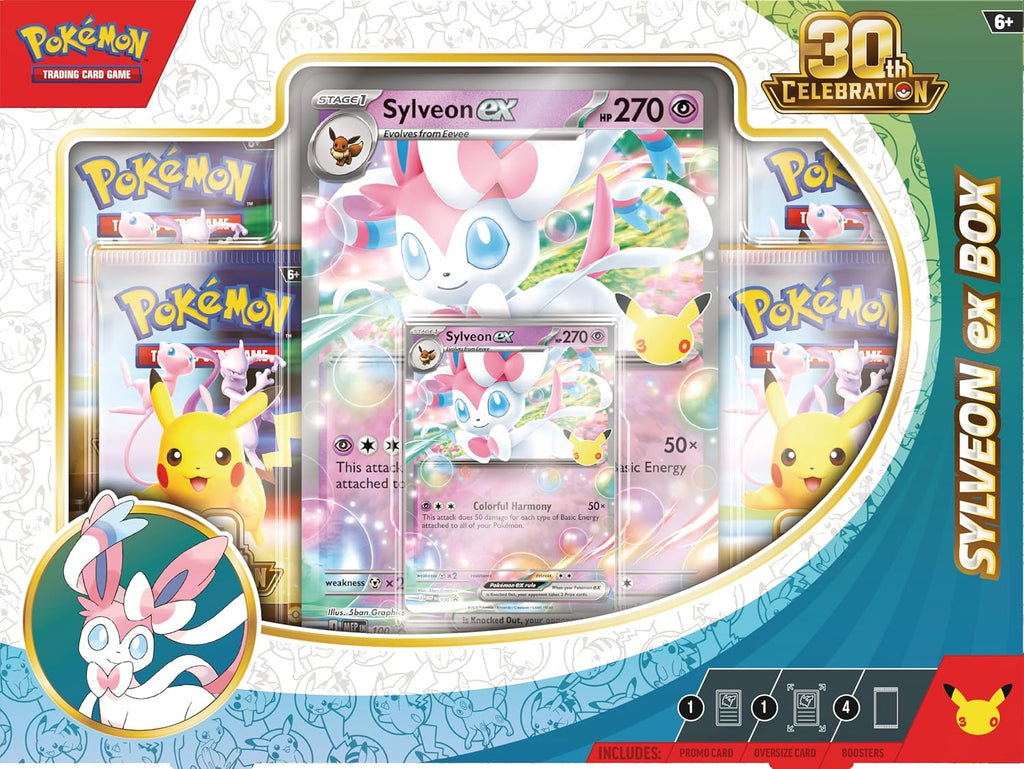 Pokemon TCG - 30TH Celebration Sylveon ex Box en Inglés