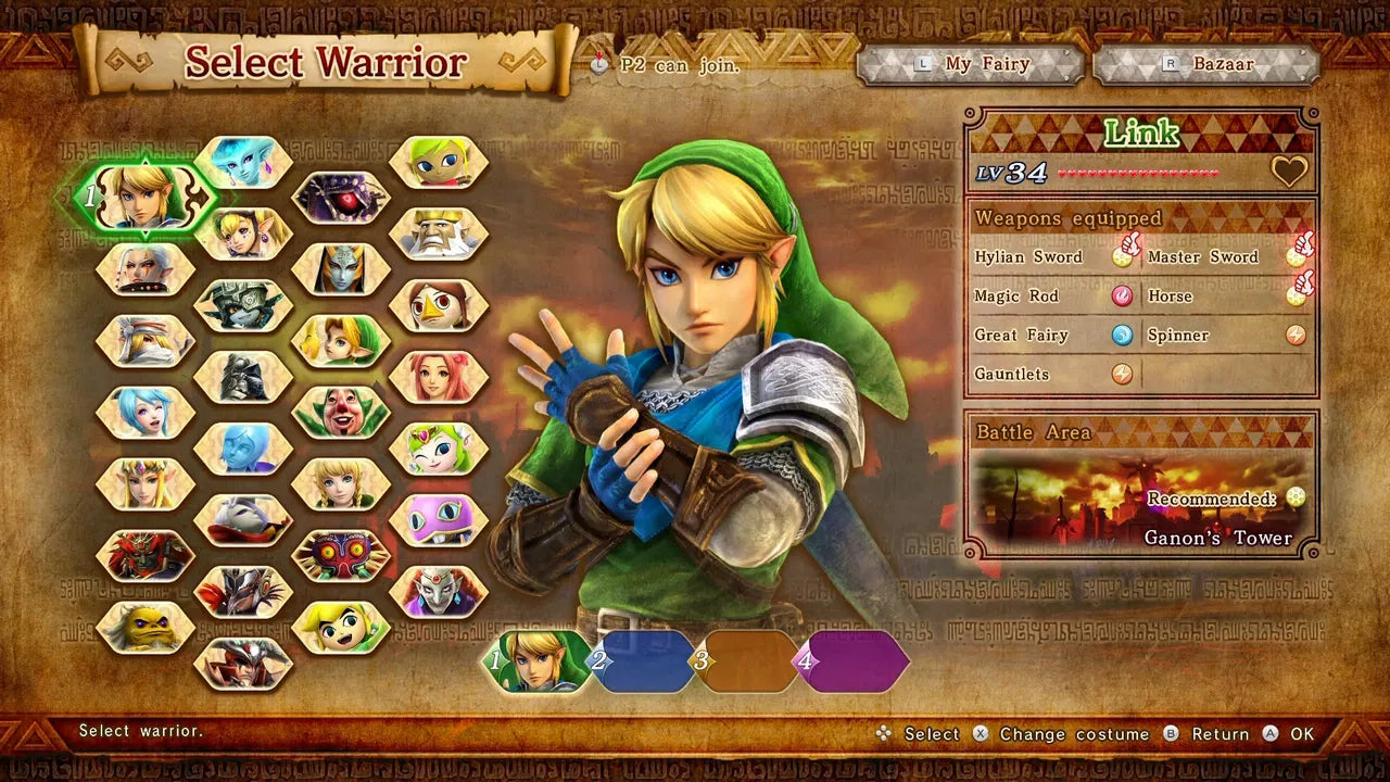 Zelda Hyrule Warriors para Nintendo Switch