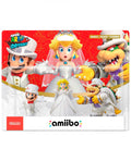 Amiibo Super Mario Odyssey 3 Pack - Mario, Peach and Bowser Wedding Outfit