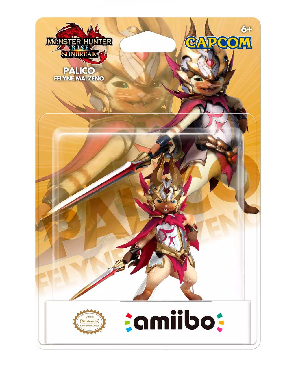 Amiibo Monster Hunter Rise: Sunbreak - Palico Felyne Malzeno