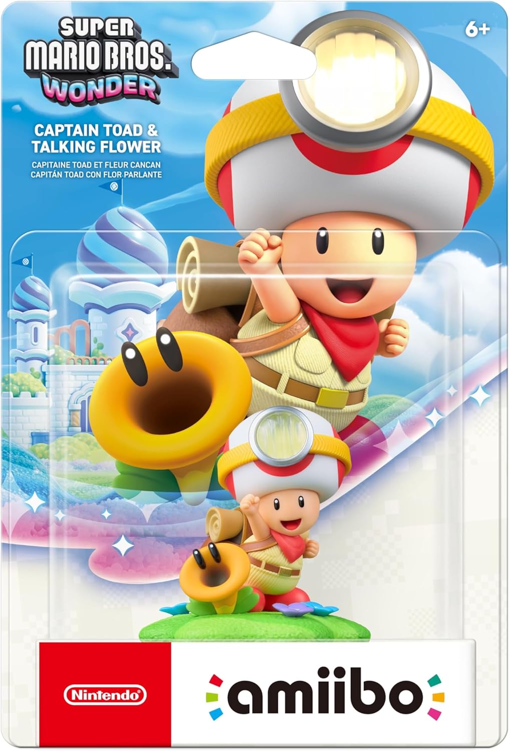 Amiibo Super Mario Wonder Series - Captain Toad And Talking Flower