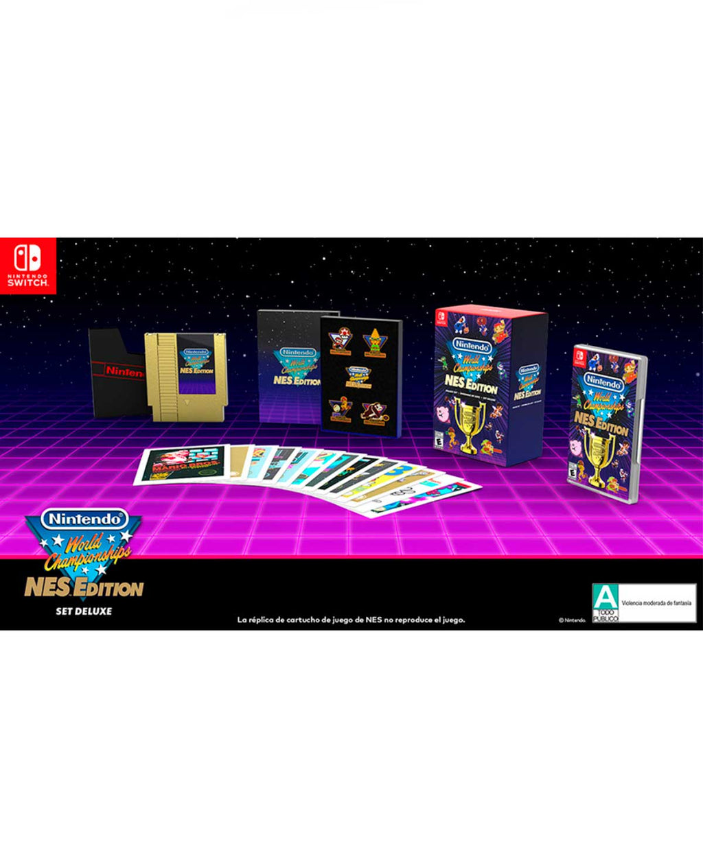 Nintendo World Championship Nes Edition Deluxe Set Switch