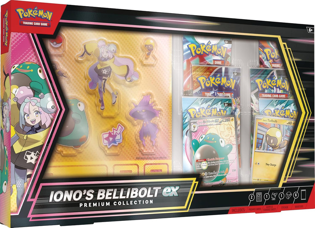 Pokemon Tcg Iono's Bellibolt Ex Premium Collection En Inglés