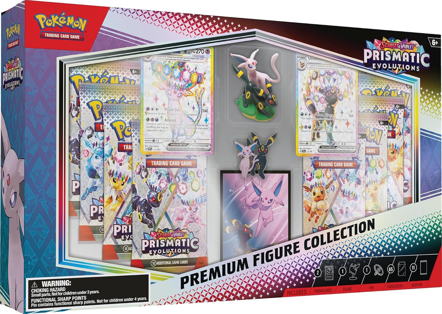 Pokemon TCG: Prismatic Evolution - Premium Figure Collection en Inglés