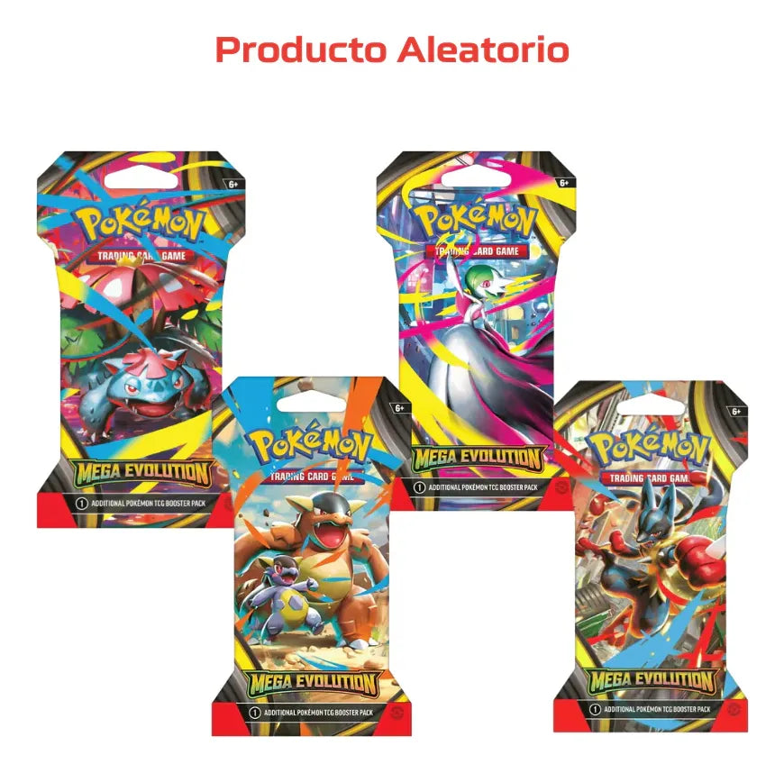 Pokemon TCG Mega Evolution Sleeved Booster (1 sobre)