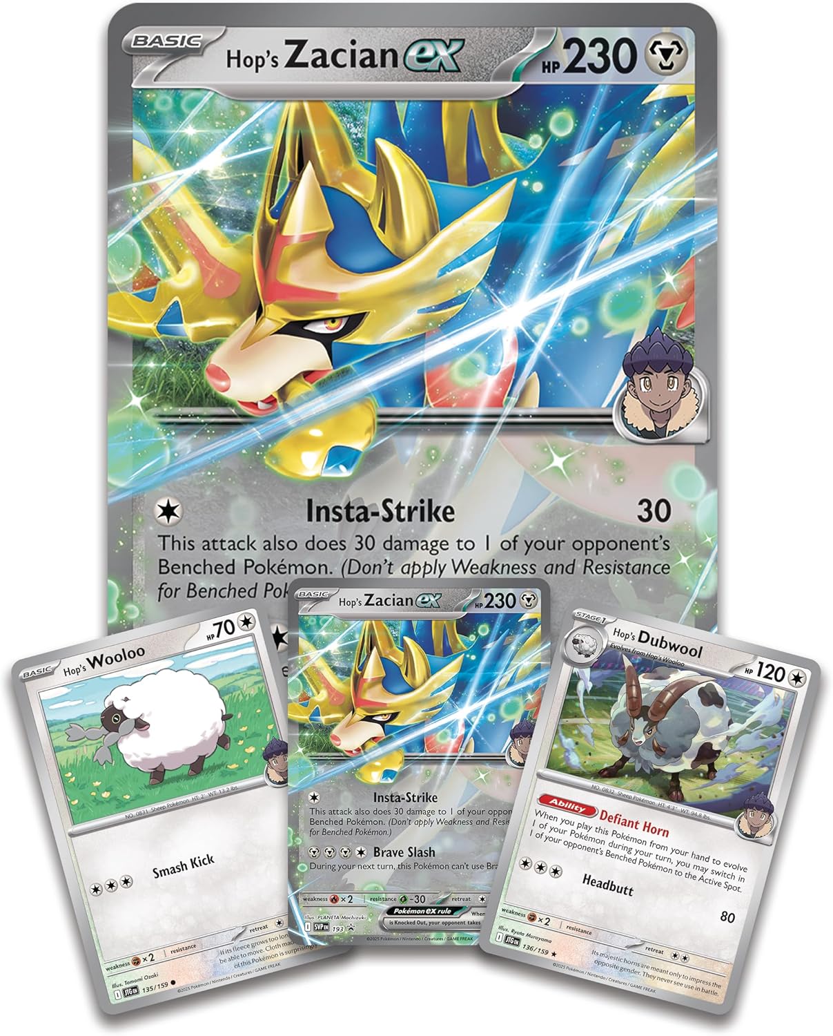 Pokemon Tcg Scarlet & Violet - Hop's Zacian Ex Box En Inglés