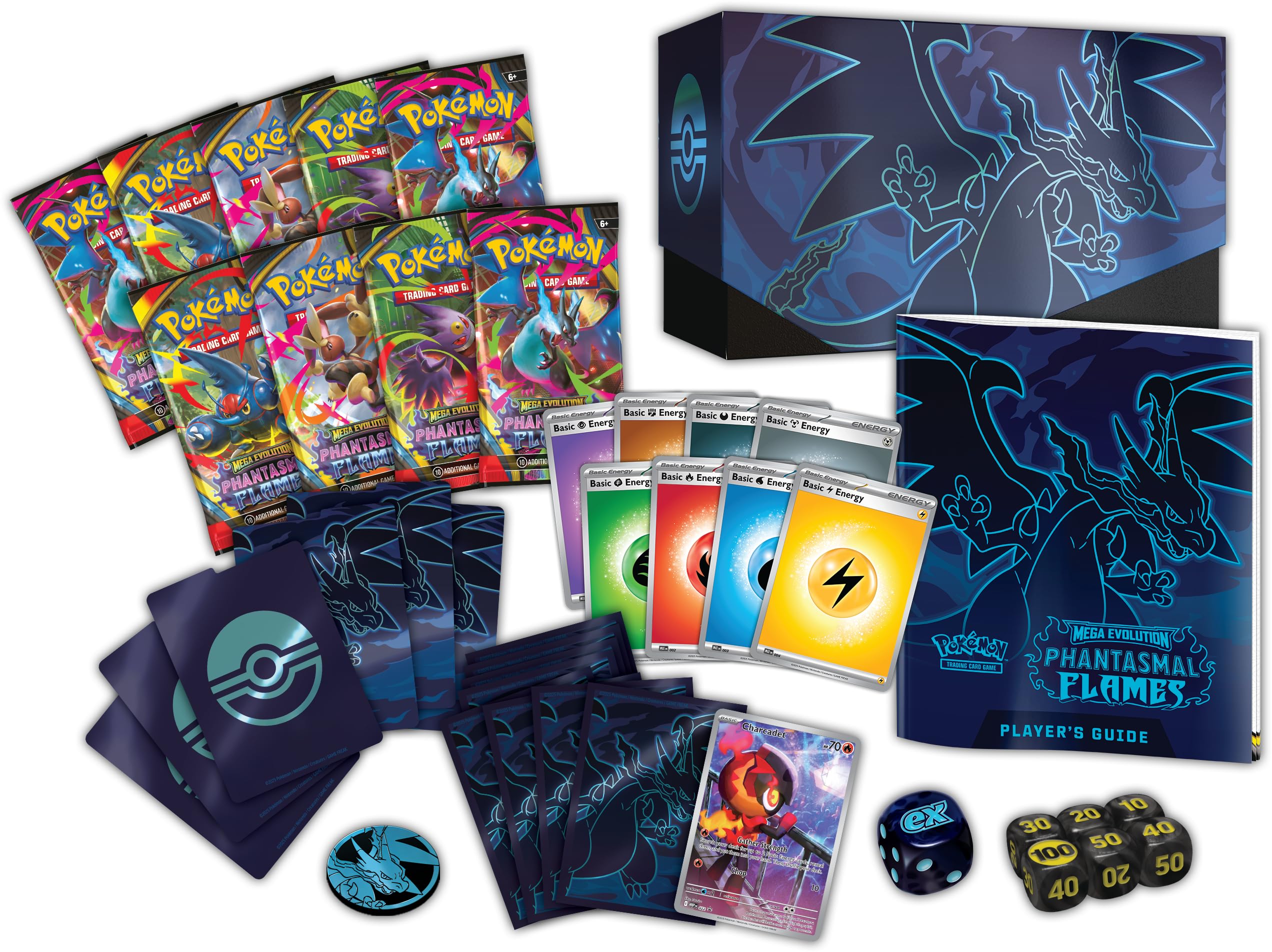 Pokemon Tcg - Me Phantasmal Flames Elite Trainer Box Ingles