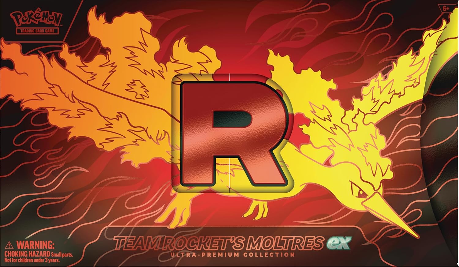 Pokemon TCG: Team Rocket’s Moltres ex Ultra Premium Collection en Inglés