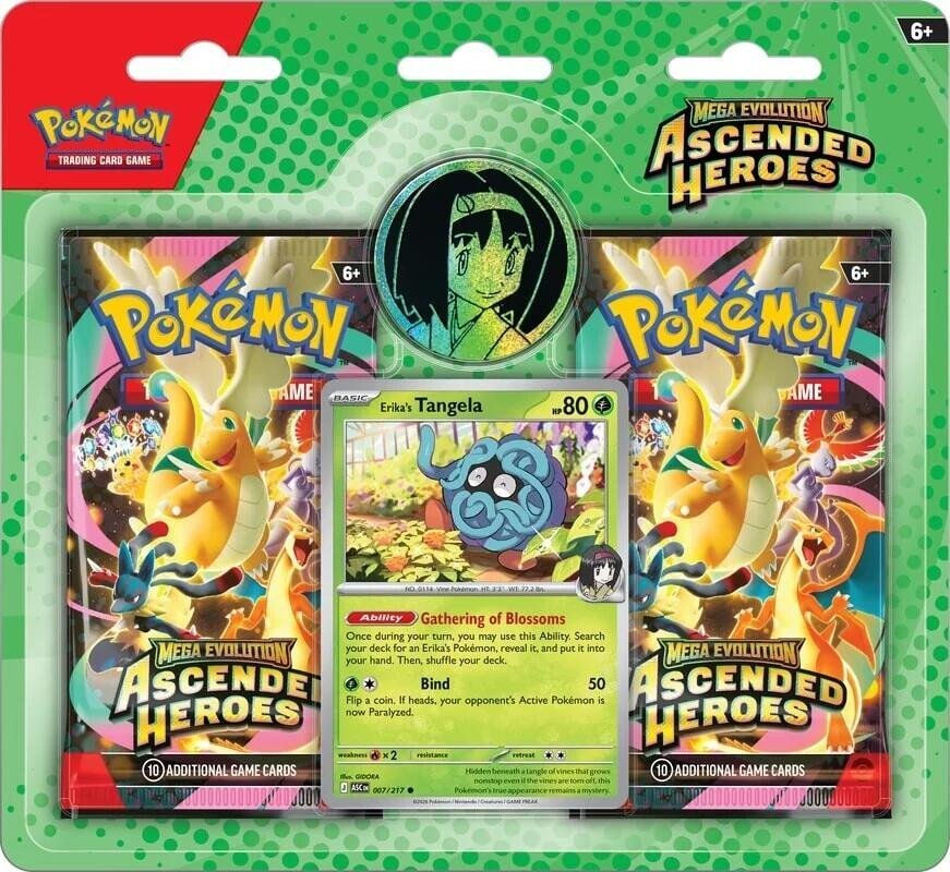Pokemon Tcg Me Ascended Heroes - Erika's Tangela En Inglés