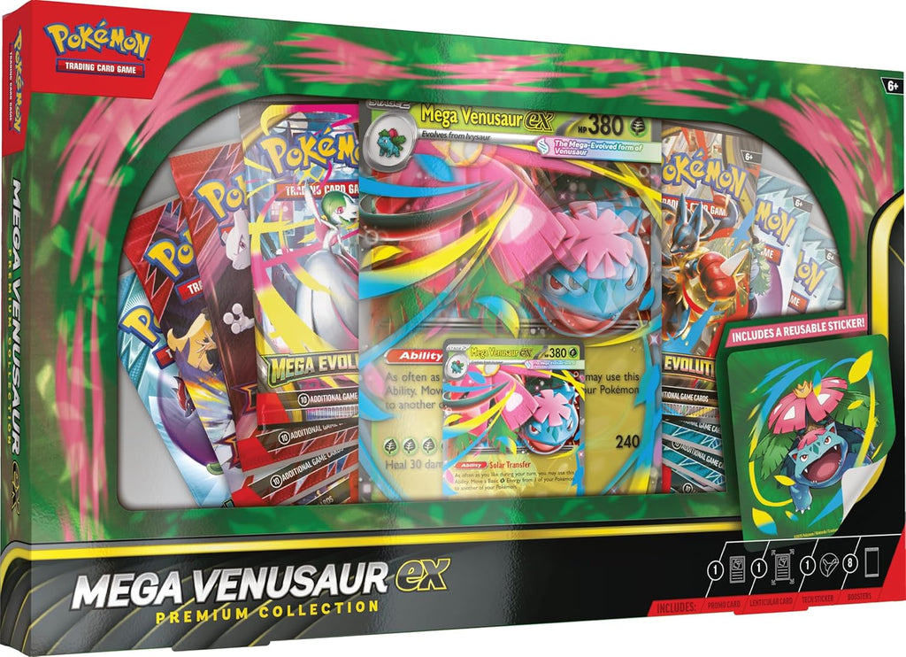 Pokemon Tcg - Mega Venusaur Ex Premium Collection En Inglés