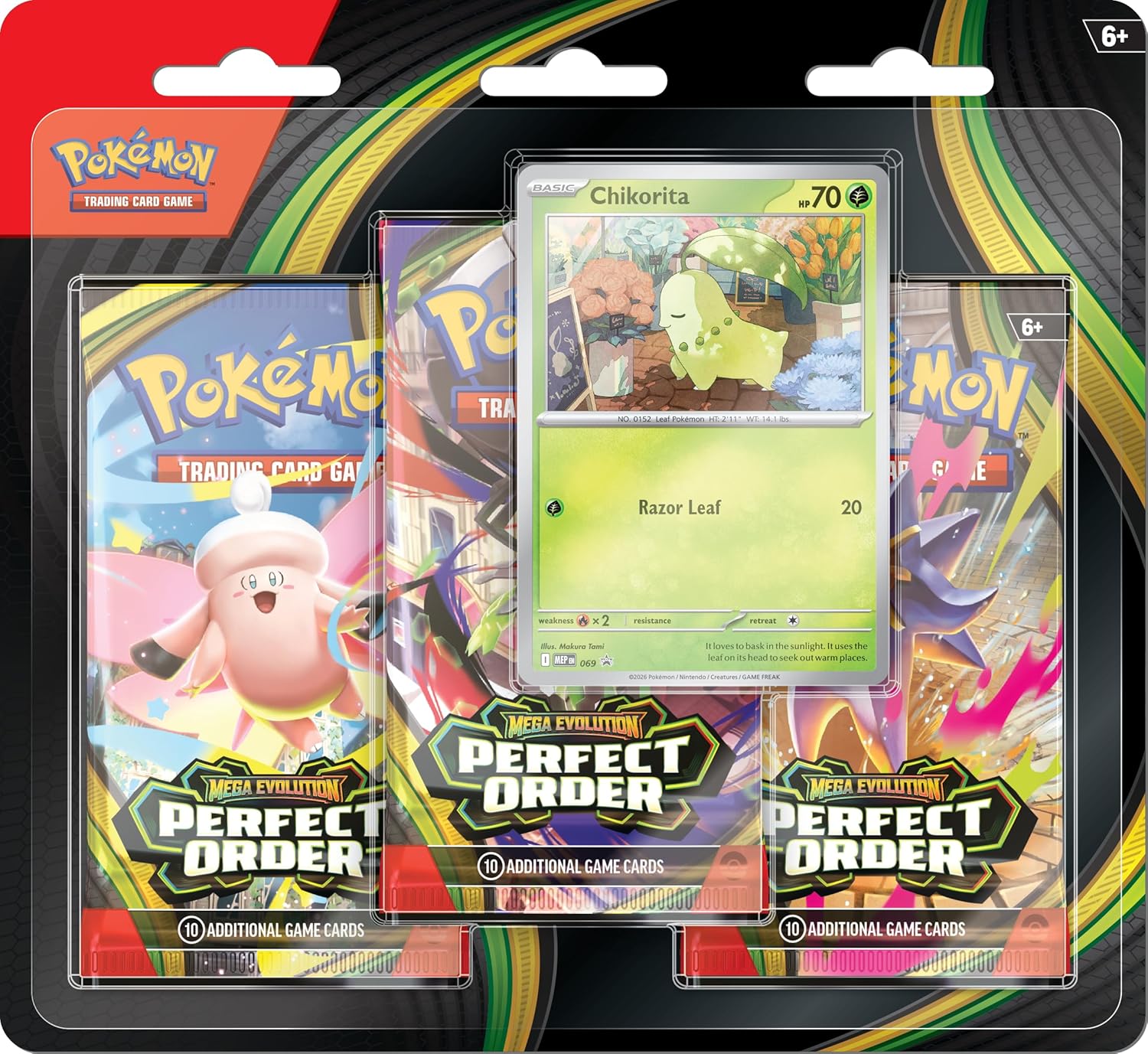Pokemon Tcg Me Perfect Order - Booster Blister Chikorita