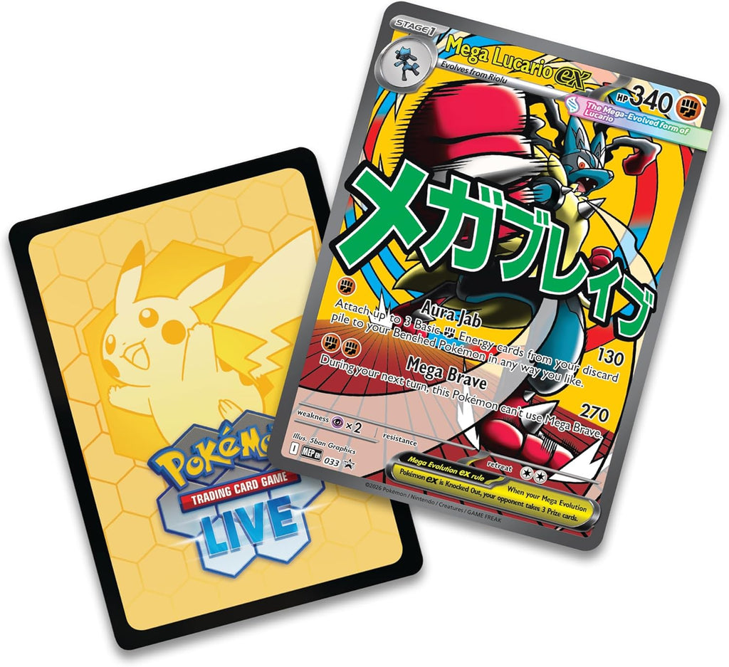 Pokemon Tcg Ascended Heroes - Premium Poster Collection Mega Lucario ex