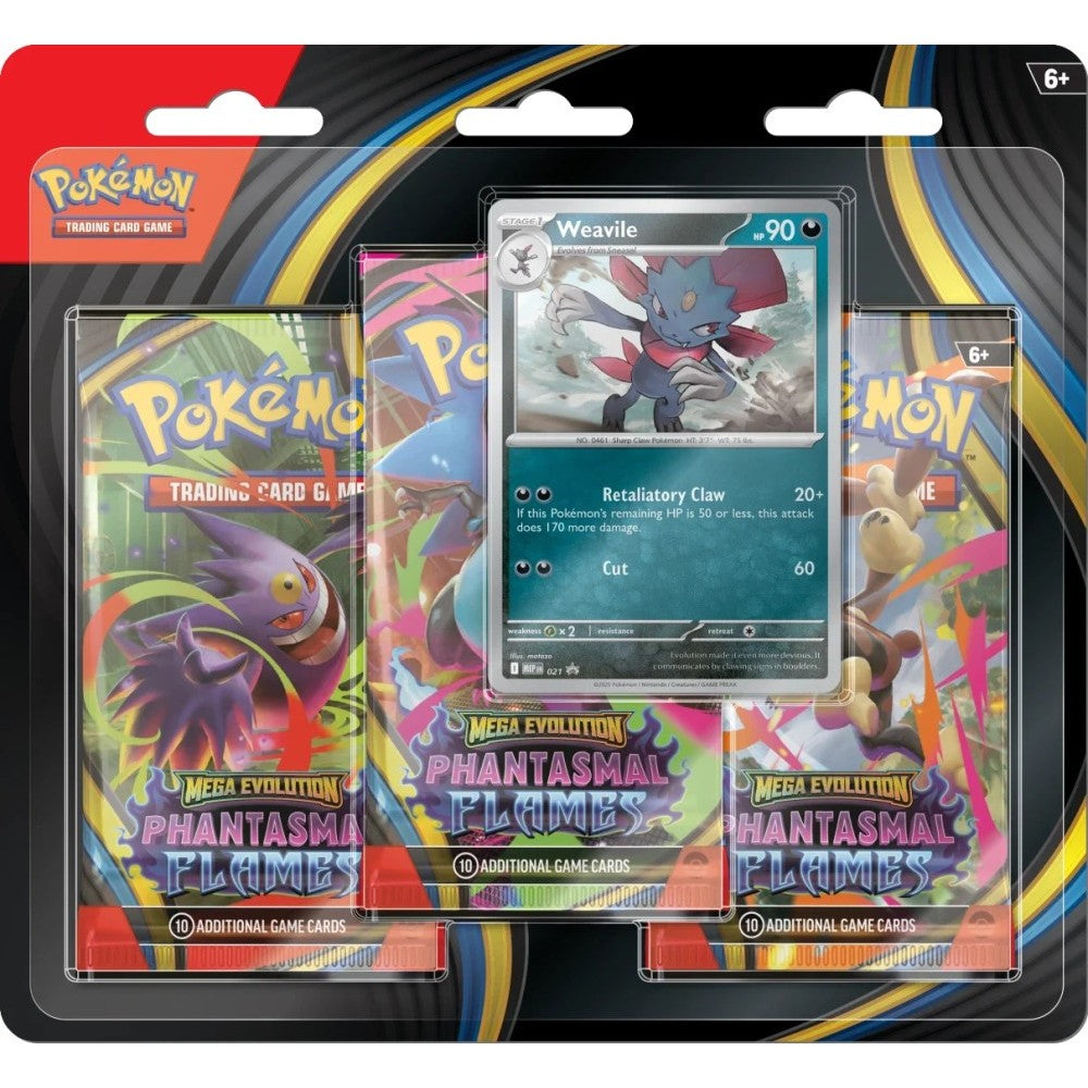 Pokemon Tcg Phantasmal Flames Booster Blister - Weavile