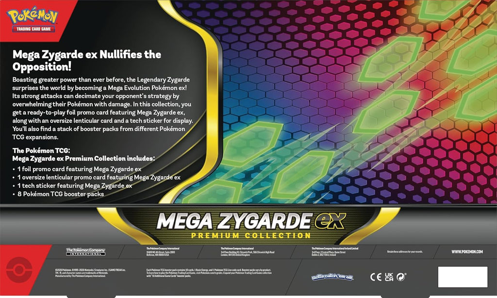 Pokemon Tcg - Mega Zygarde Ex Premium Collection En Ingles