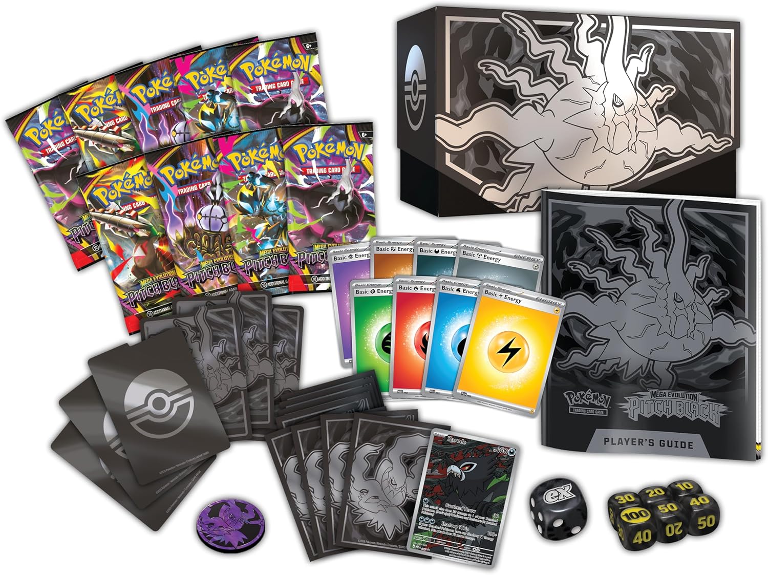 Pokemon Tcg Pitch Black - Elite Trainer Box En Ingles