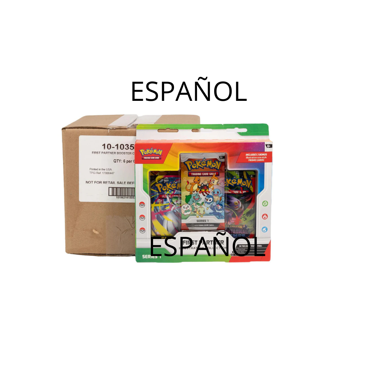 Pokemon Tcg First Partner - Primer Compañero Serie 1 Español CASE