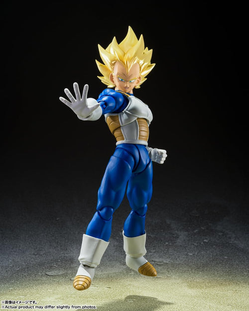 Figura Bandai S.h. Figuarts Dbz - Super Saiyan Vegeta Awakened