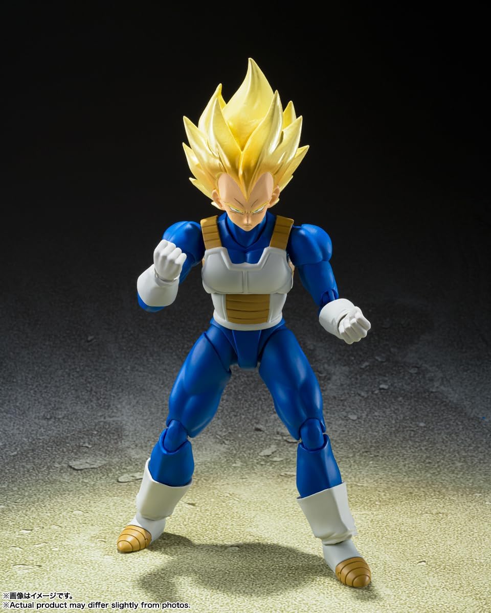 Figura Bandai S.h. Figuarts Dbz - Super Saiyan Vegeta Awakened