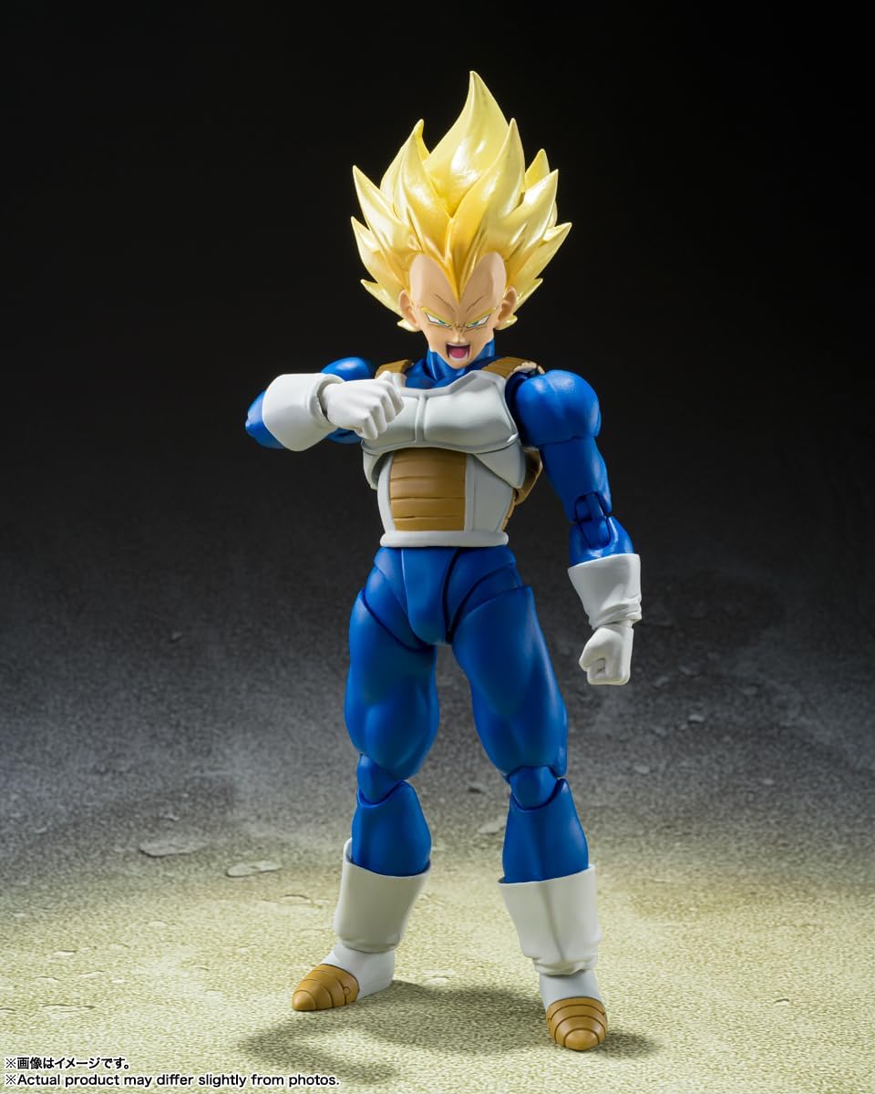 Figura Bandai S.h. Figuarts Dbz - Super Saiyan Vegeta Awakened