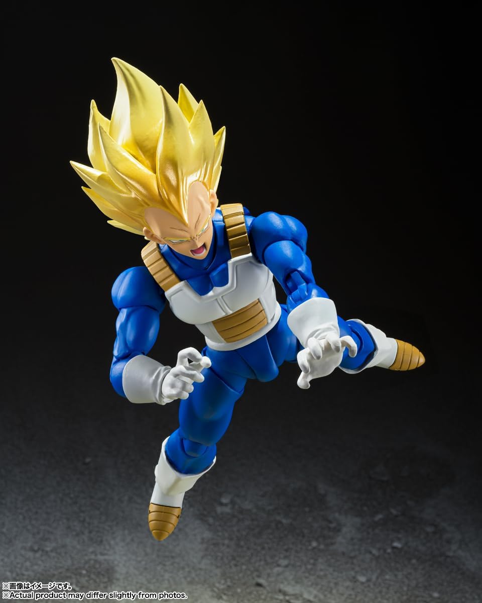 Figura Bandai S.h. Figuarts Dbz - Super Saiyan Vegeta Awakened