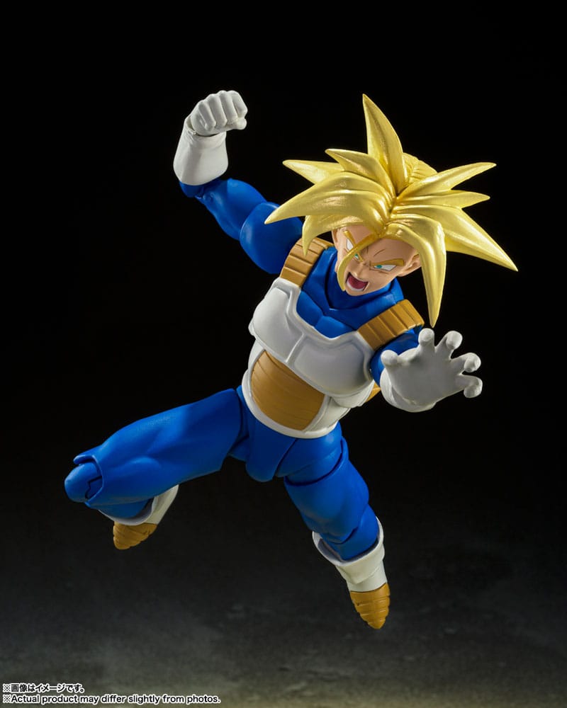 Figura Bandai S.h. Figuarts Dbz - Super Saiyan Trunks Intinite Latent Super Power