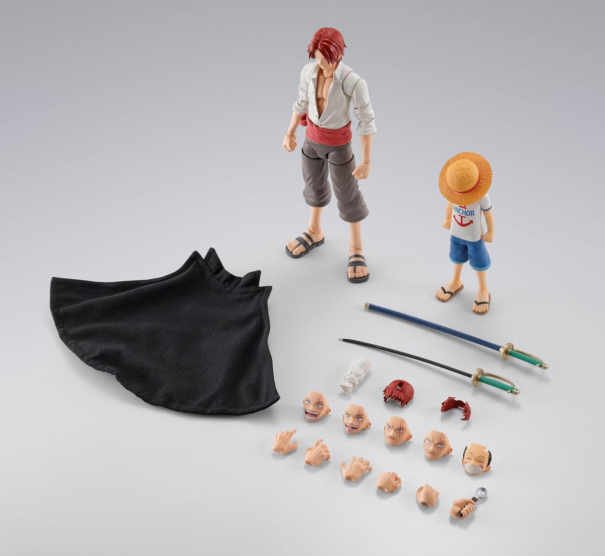 Figura Bandai S.h. Figuarts One Piece - Shanks & Monkey D. Luffy Childhood