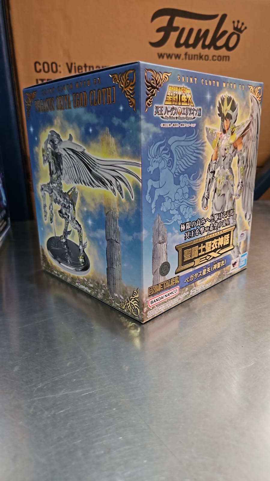 Figura Bandai Saint Seiya: Saint Cloth Myth ex - Pegasus Seiya God Cloth