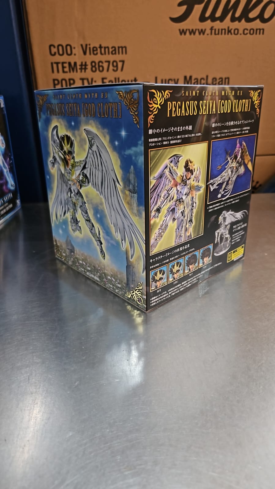 Figura Bandai Saint Seiya: Saint Cloth Myth ex - Pegasus Seiya God Cloth